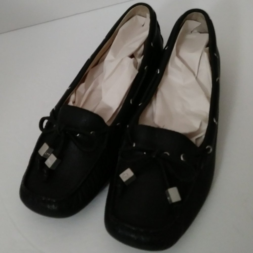 Michael Kors Black Slip On Moccasin Size 8-M
